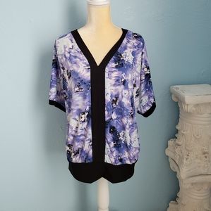 AGB floral size XL blouse/top C98